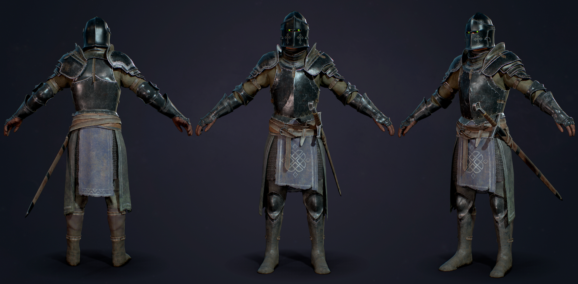 Knight medieval 3D model - TurboSquid 1452648