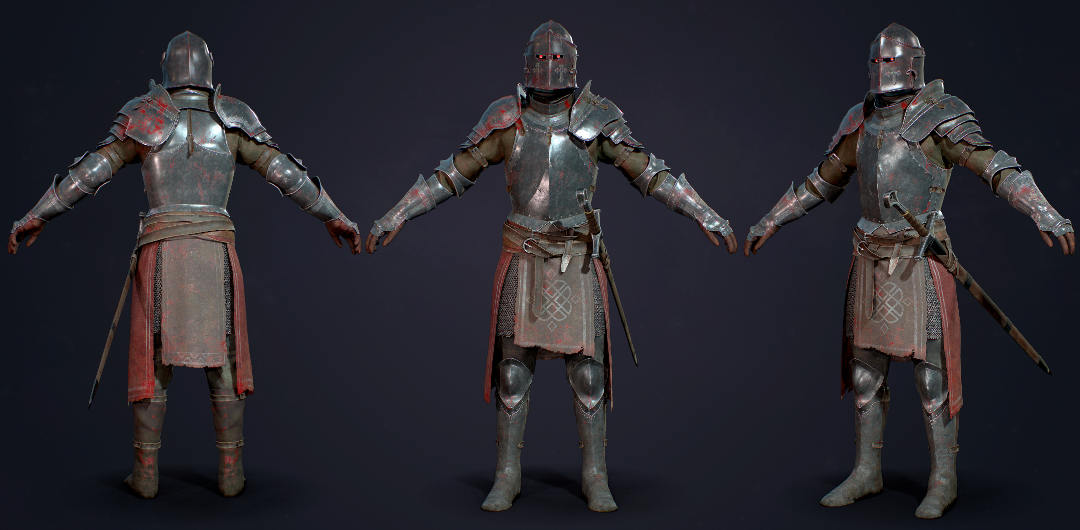 Knight medieval 3D model - TurboSquid 1452648