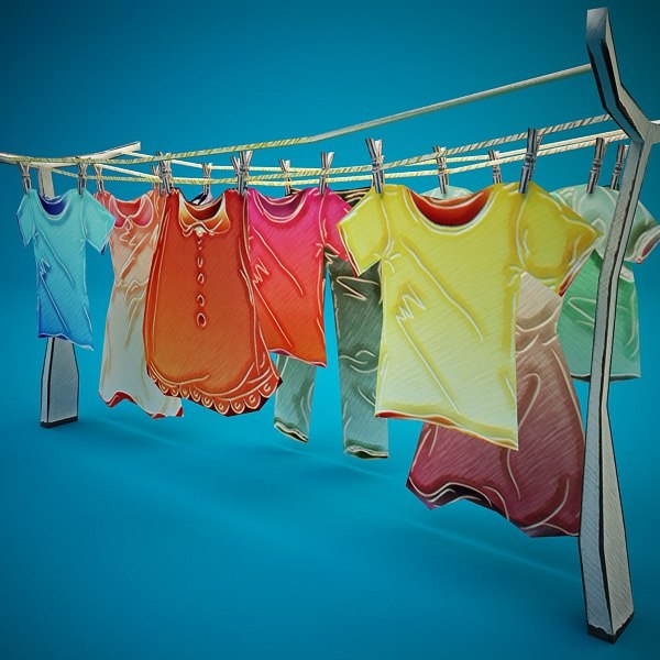 hills hoist clothes line 3ds
