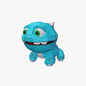 3D dragon cartoon model