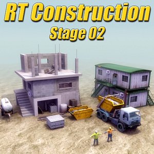 3d construction site