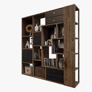 3D Wooden Rack Twist model