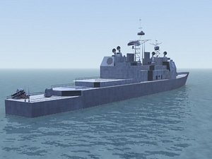 USS CG52 Ticonderoga 3DS