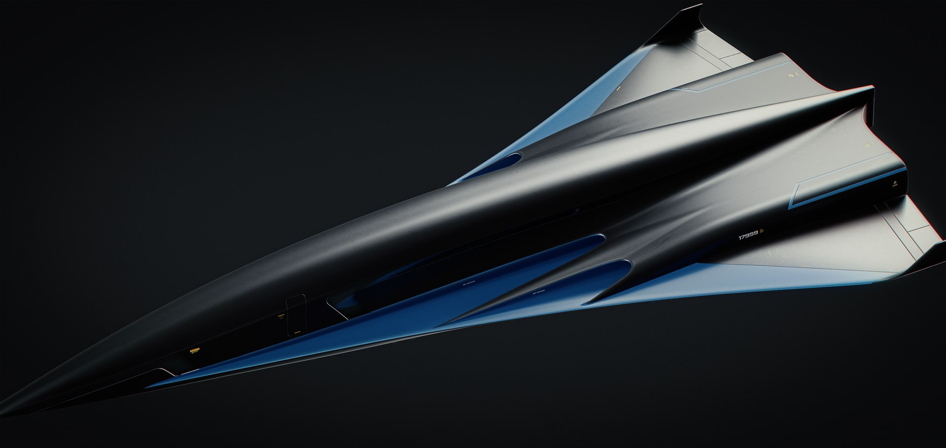 3D Raven - B Model - Hypersonic Business Jet 8K Model - TurboSquid 2043378