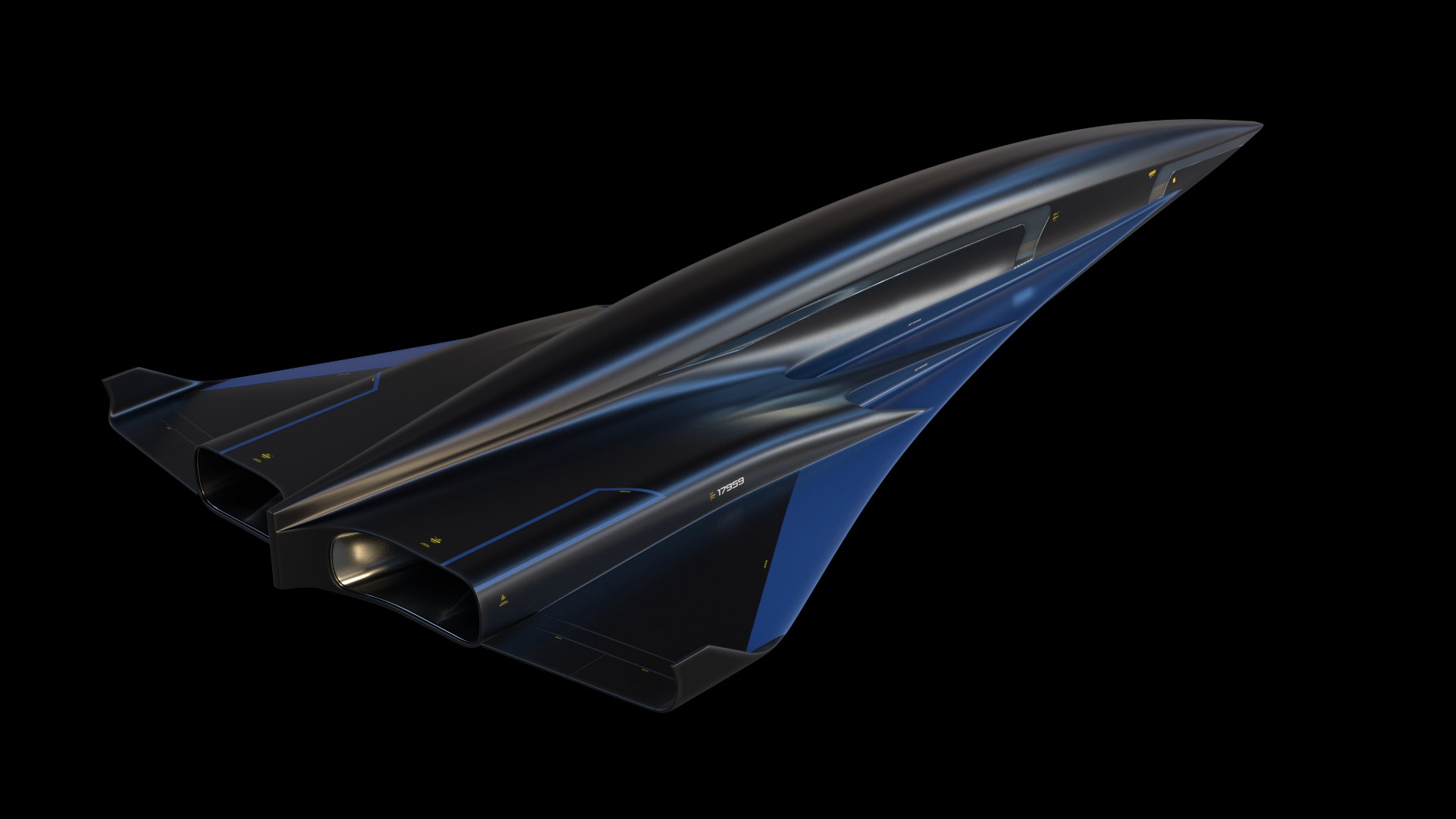 3D Raven - B Model - Hypersonic Business Jet 8K Model - TurboSquid 2043378