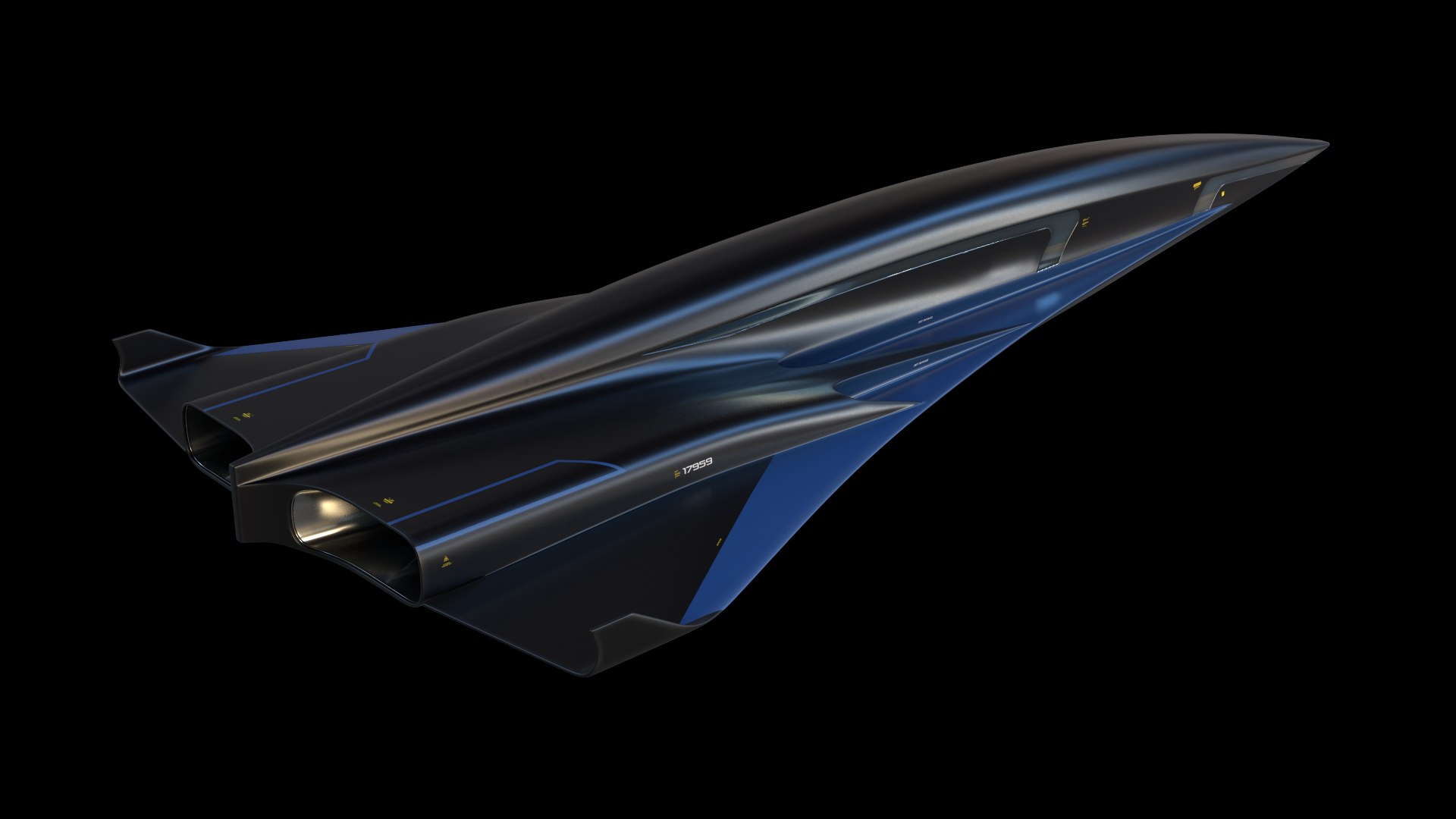 3D Raven - B Model - Hypersonic Business Jet 8K Model - TurboSquid 2043378