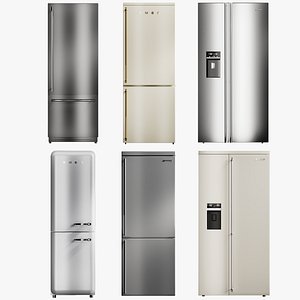 3D realistic fridge 1 collections