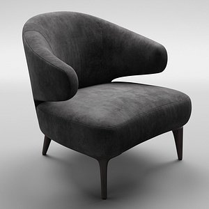 Armchair Minotti Aston Black
