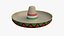 Mexican Hat - Sombrero Mexicano - Low Poly