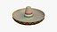 Mexican Hat - Sombrero Mexicano - Low Poly