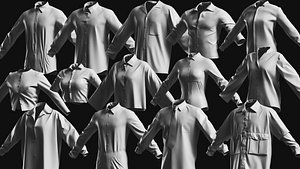 Basemesh Shirt Collection 3D