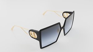 3D Sunglasses 01 model