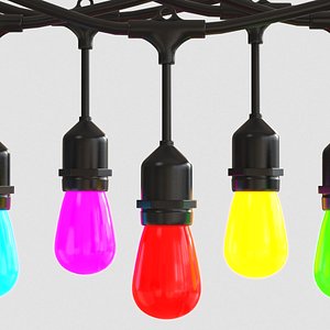 Bulb 48ft 15 LED 3D model