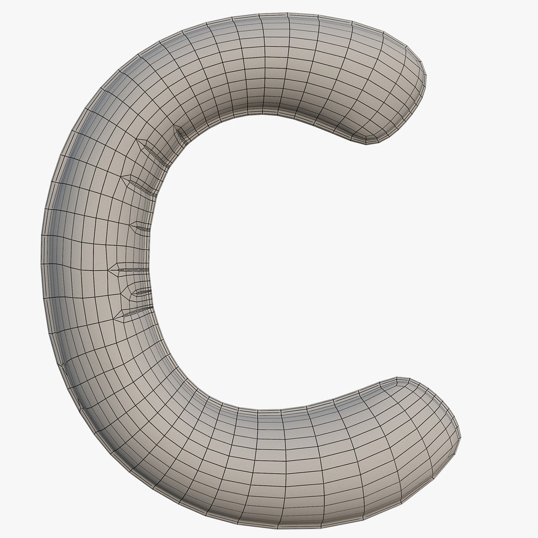 Foil Balloon Letter 3D Model - TurboSquid 1255891