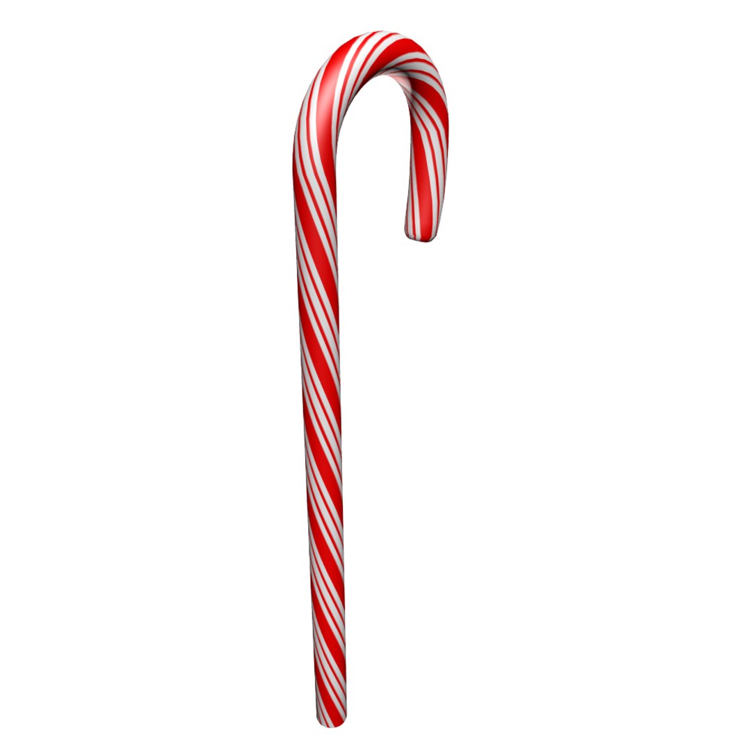 candy cane double red 3d max