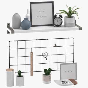 Designer Shelf Set 02