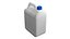 Contenitore in plastica bianco 02