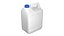 Contenitore in plastica bianco 02