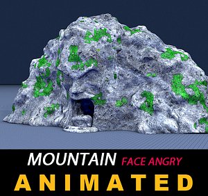 Mountain Face Angry