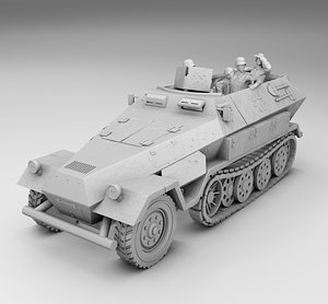 3D SD KFZ 2511 AUSF D