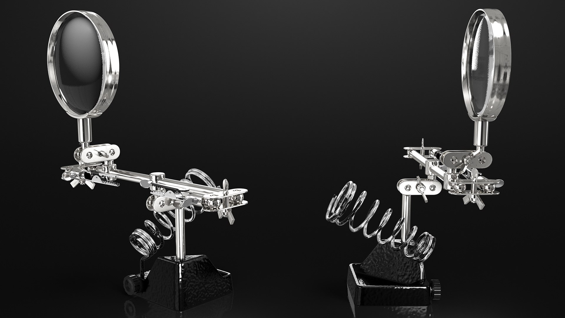 3D model helping hands magnifier soldering https://p.turbosquid.com/ts-thumb/eY/ZMjlgJ/hY3kD0f4/helpinghandswithmagnifierandsolderingironstandrigged3dmodel002/jpg/1597544674/1920x1080/fit_q87/f577037d86ede0d7d15d894864390559ea6c87fc/helpinghandswithmagnifierandsolderingironstandrigged3dmodel002.jpg
