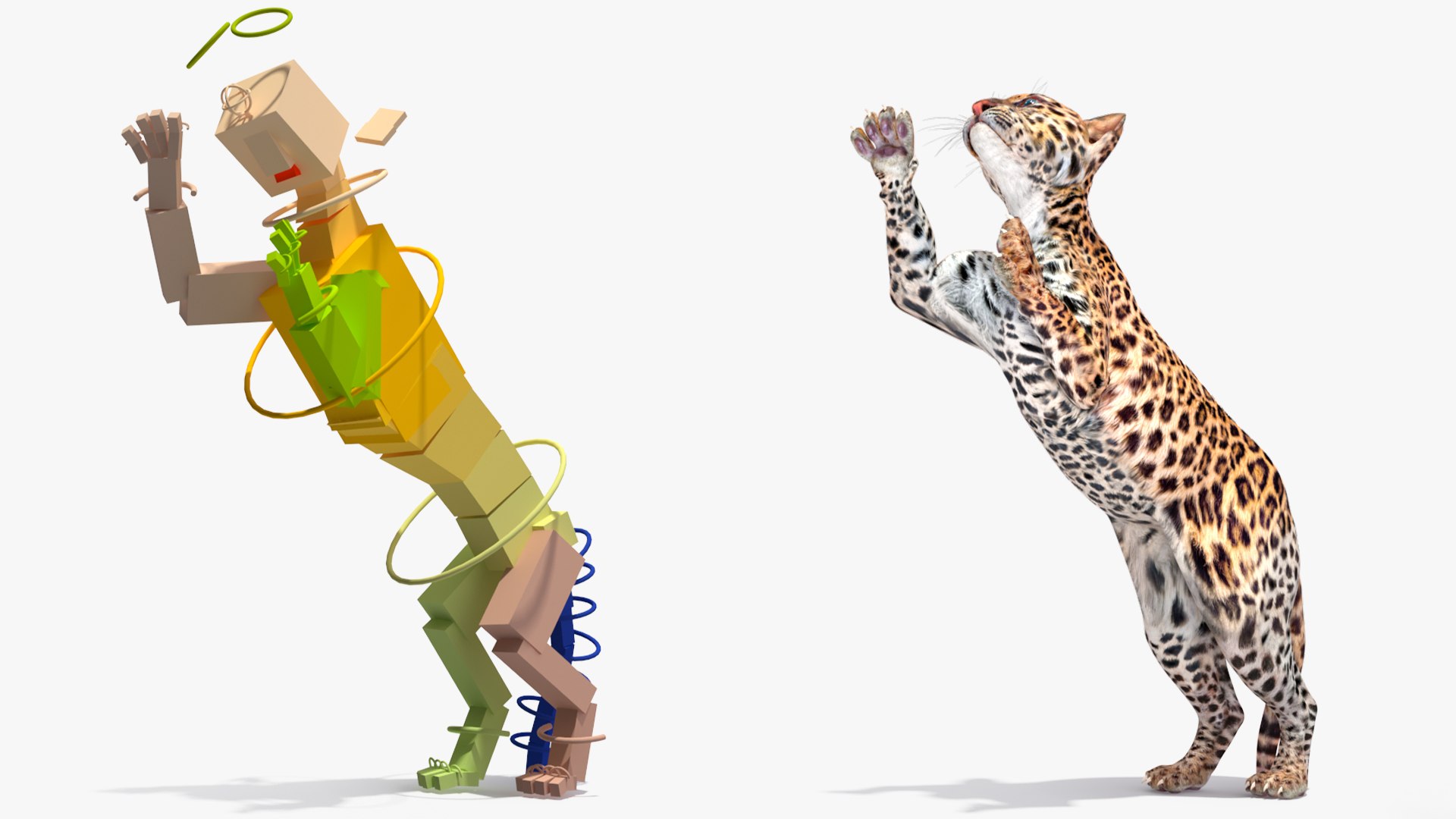 Leopard Cub Clawing Motion Animated Rigged 3D Model - TurboSquid 2406967