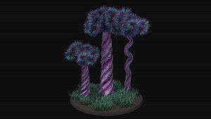 Alien plants Trees R2 3D