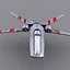 free space fighter 3d model