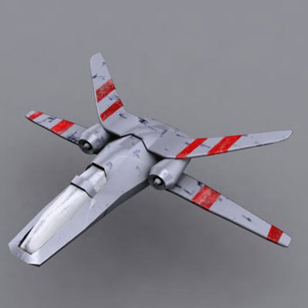 Free Space Fighter 3d Model