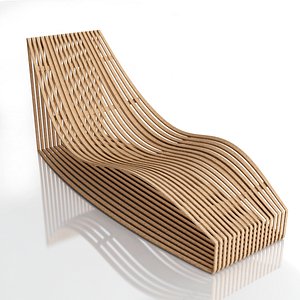 deck chair 3d model