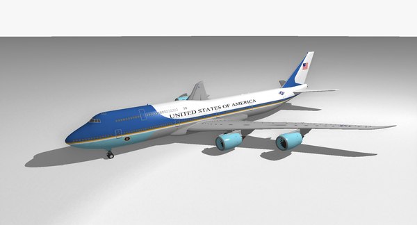 3D 747 8i Air Force One TurboSquid 1737492