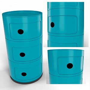 Componibili 1968 Coffee Table 3D