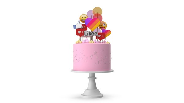 Modele 3d De Gateau De Fille Comique Turbosquid