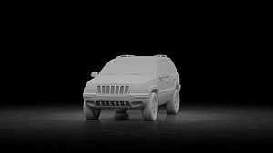 3D model Jeep Grand Cherokee 1999