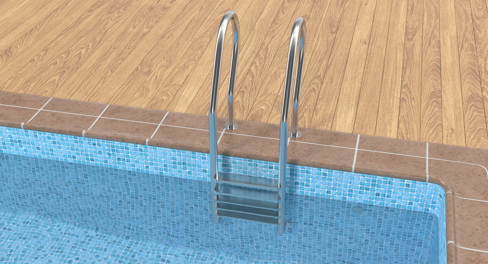Square Swimming Pool Model - TurboSquid 1230803
