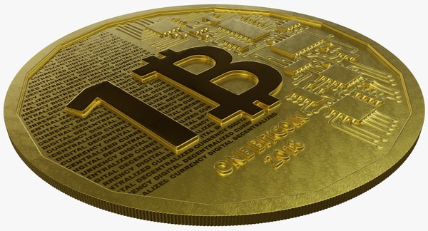 bitcoin modeled 3D model