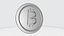 Bitcoin Low-poly 3D model