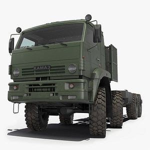 Kamaz 6560 Military Truck Dirty Rigged