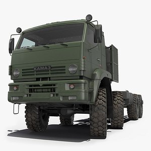 Kamaz 6560 Military Truck Dirty Rigged