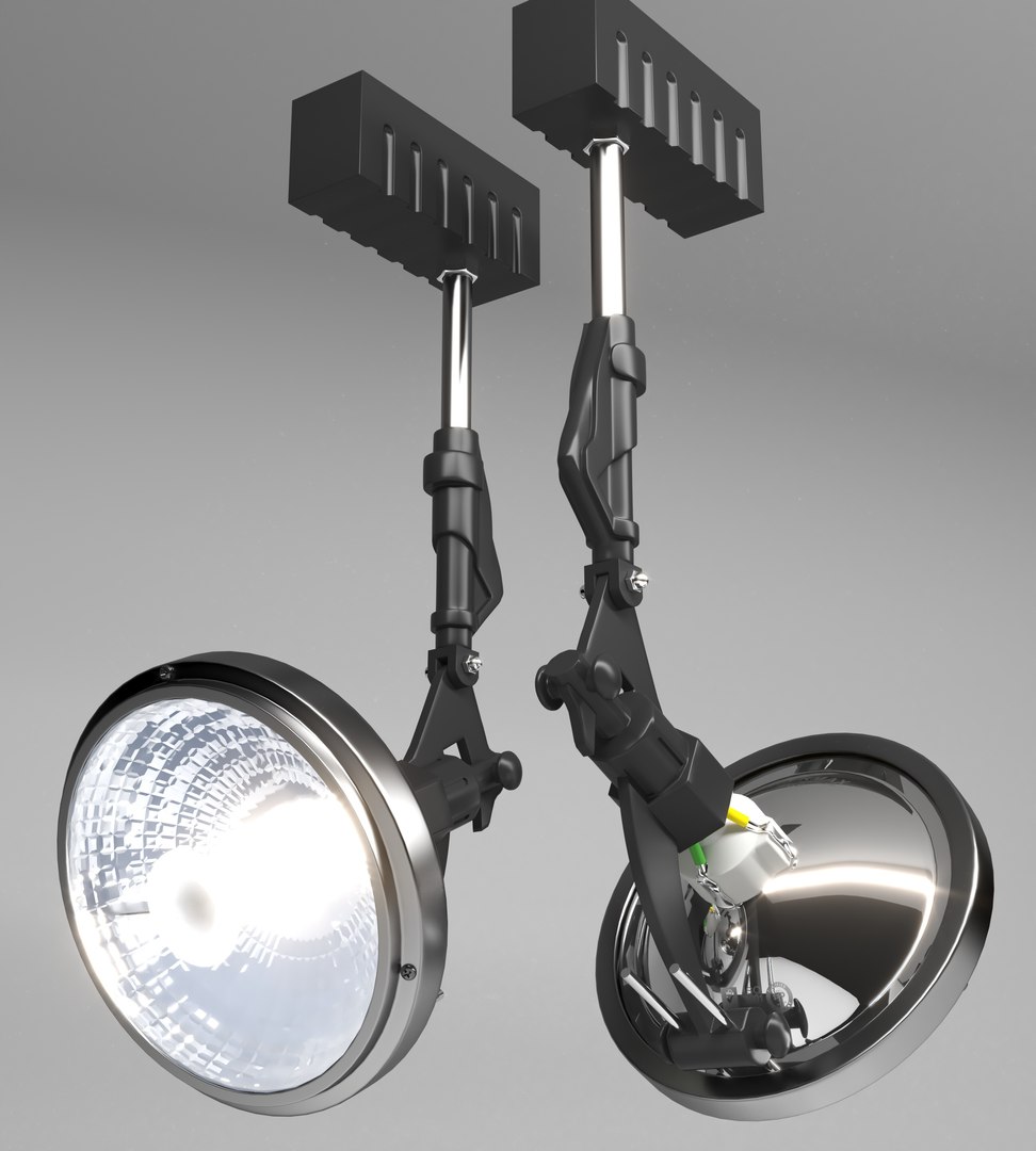 Halogen Light 3D Model - TurboSquid 1707623