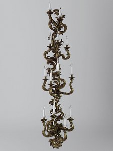 3ds candelabrum details interior