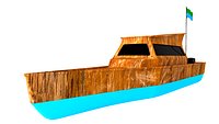 Jubaland Somalia Wooden Boat