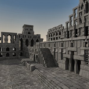 3dsmax ancient fantasy town