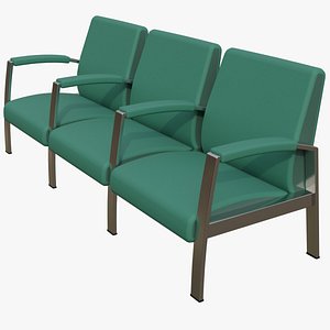 3D Waiting Chair 1 Basic model