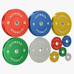 3D Olympic Barbell Plates