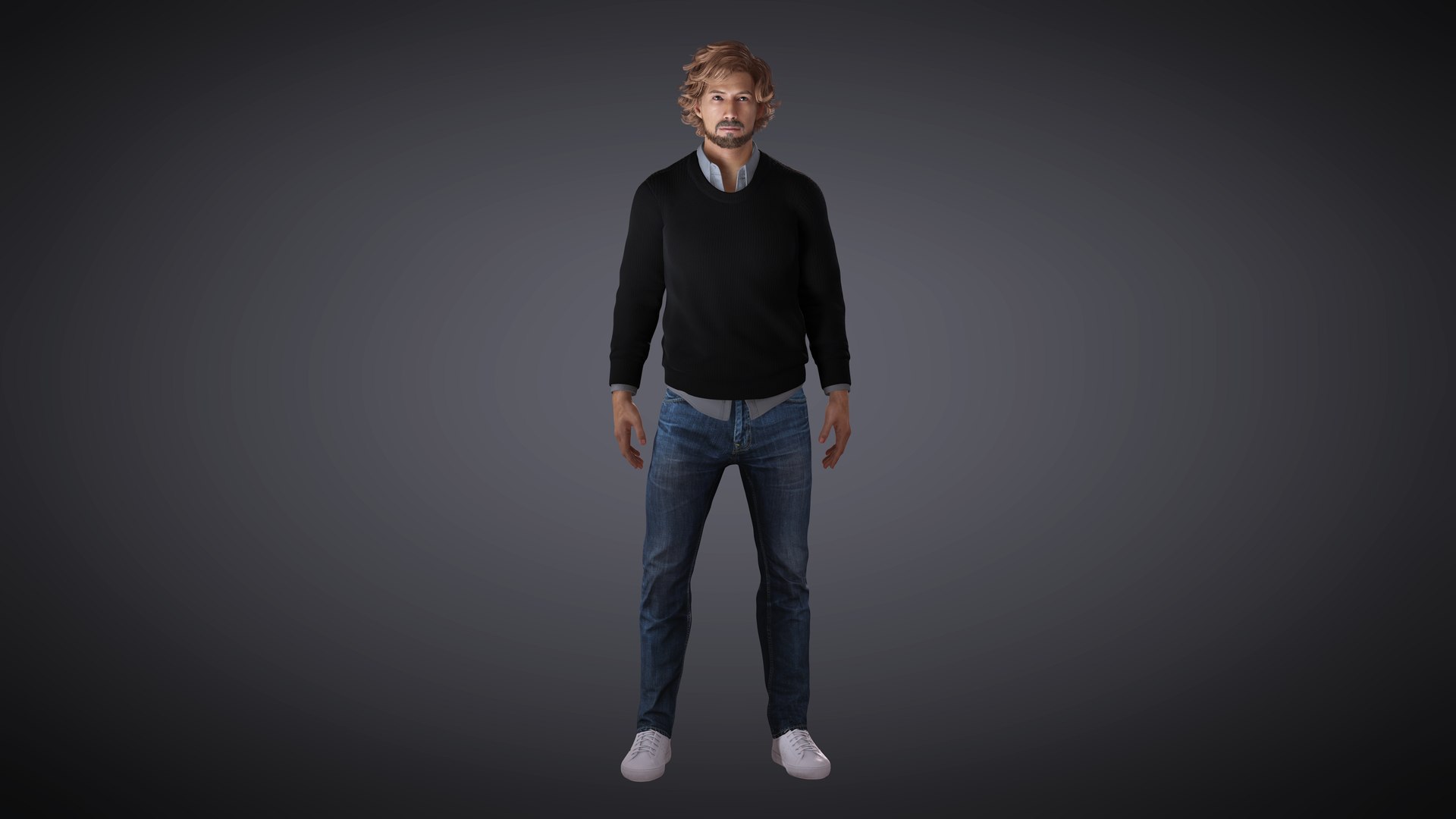 3D Casual Realistic Dude model https://p.turbosquid.com/ts-thumb/eZ/EA2fPQ/EG/1/jpg/1756746637/1920x1080/fit_q87/e60cd8a26488beb816e6948be5963726d7d1d2ce/1.jpg
