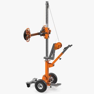 Portable Glass Vacuum Lifting Trolley