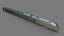 caja del tren bala modelo 3d