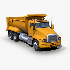 3D Heavy dump truck