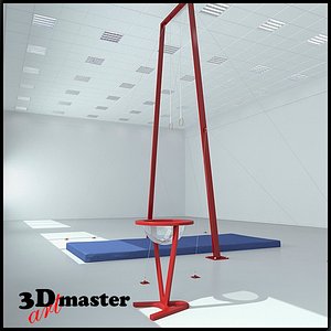 gymnastic rings 3D model